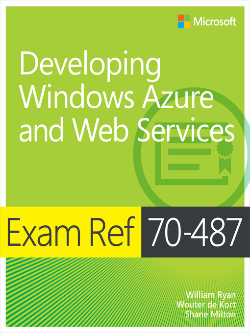 Title details for Developing Windows Azure and Web Services by William Ryan - Available